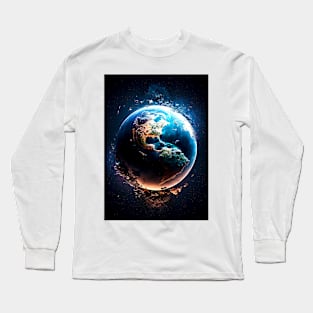 Magic in Chaos: Cosmic Landscapes Long Sleeve T-Shirt